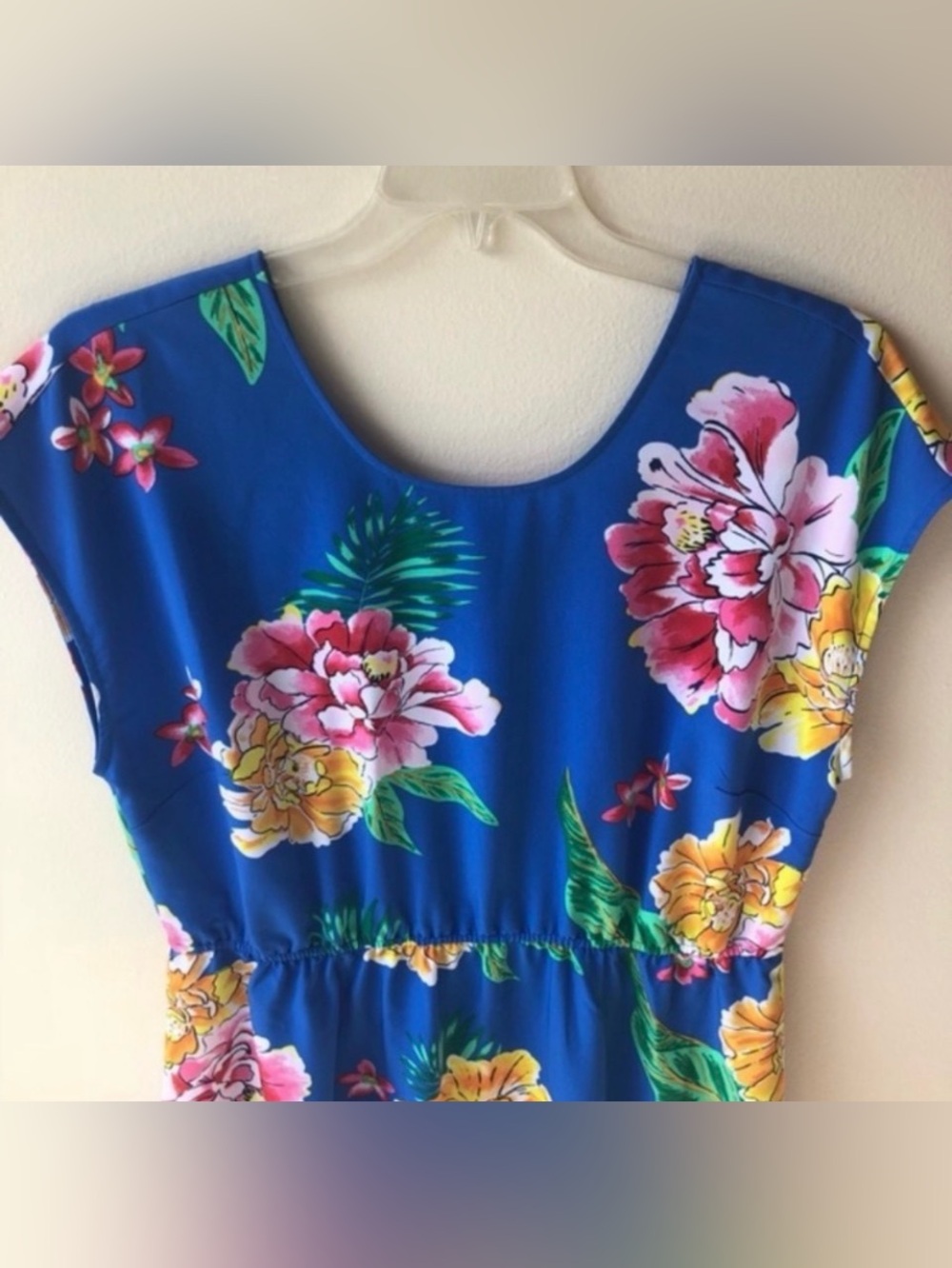 Old Navy Tropical Hibiscus Floral Dress, XL